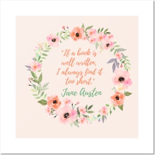 Jane Austen Quote Posters and Art